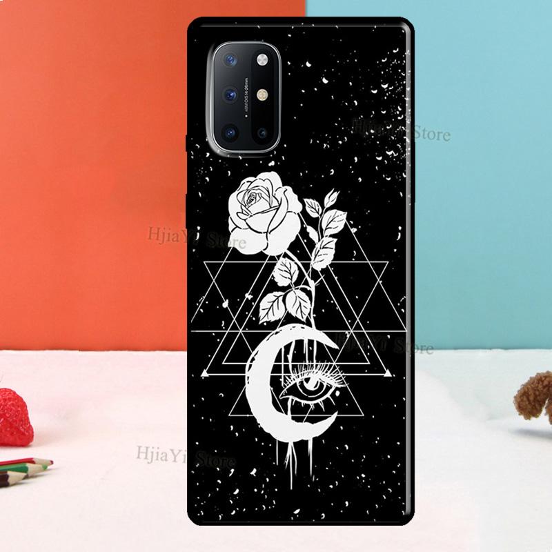 Occult Witchcraft Moon Gothic Witch Case For Realme GT Master GT Neo 2 8i 9i 8 Pro C21 Cover For OnePlus 9R 8T Nord2 9 10 Pro
