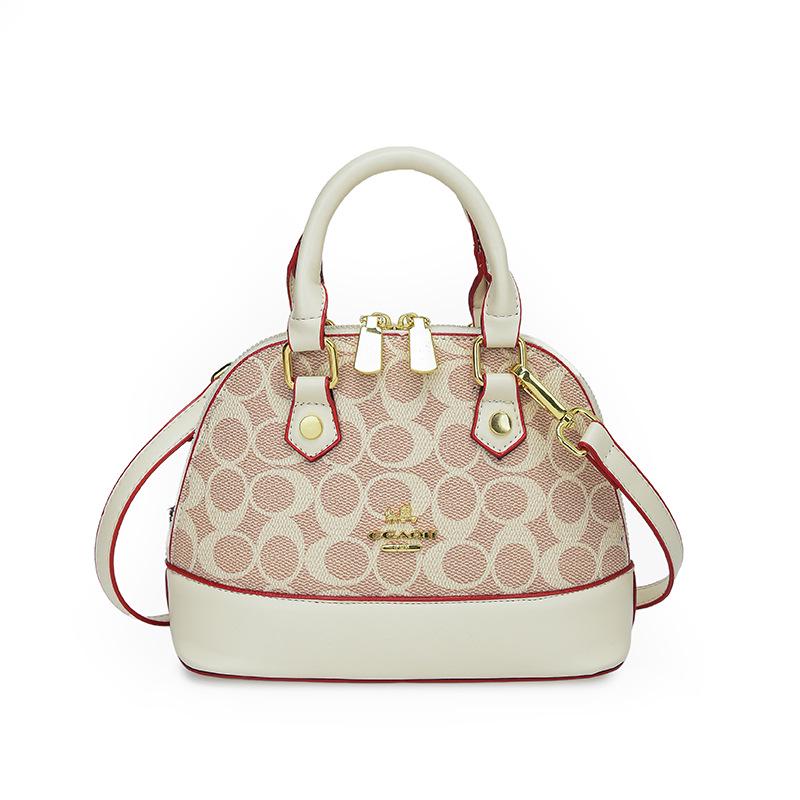 Borsa a mano piccola di lusso alla moda stile retrò con conchiglia: Borsa a Tracolla e a Spalla Versatile e di Alta Qualità