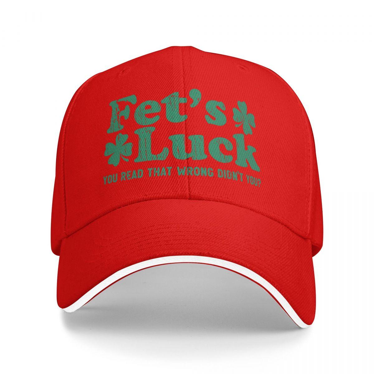 Бейсболки Fets Luck Модные Индивидуальные Унисекс Летние Шляпы для Улицы One Size