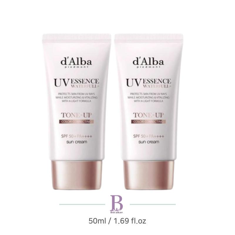 d'Alba Duo de Crèmes Solaires Waterfull Tone-Up – SPF50+ PA++++ (50 ml x 2)