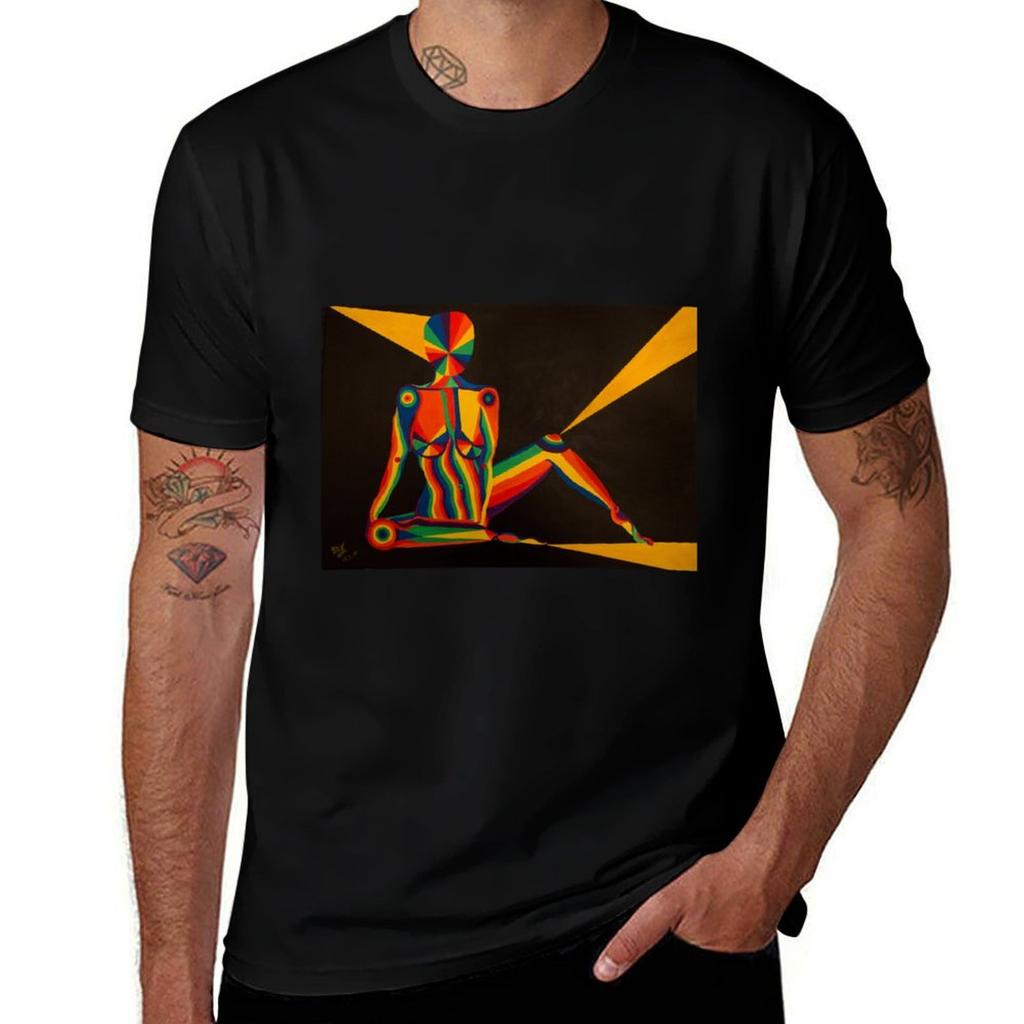 She Is A Prism Tshirt Retro Style Print Casual Top
