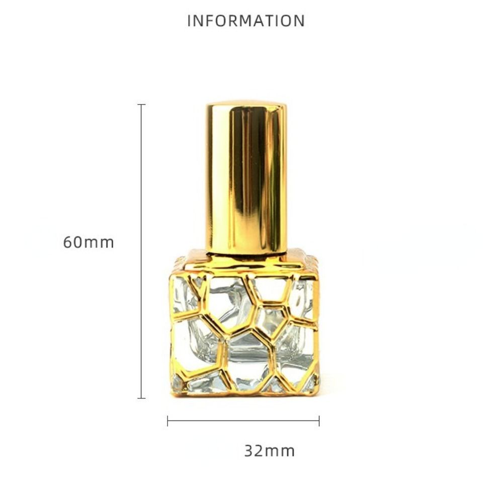 Refillable Travel Electroplating Perfume Atomizer Perfume Bottle Sample Vial Mini Spray Bottles