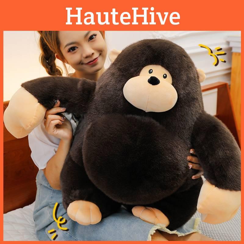 Animal Gorilla Plush Toy Cartoon Stuffed Doll Room Sofa Decoration Gift Kids