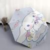 1pc Cinnamoroll Automatic Folding Umbrella - Portable 3-Fold Design with 8-Bone Iron Frame, Perfect for Outdoor Use, Festive Gifts, Fans, Travel, Dail