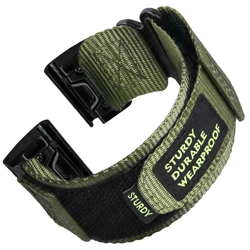 

Быстрый нейлоновый ремешок для часов Garmin Instinct 2X Tactics Strap Fenix 6X Pro 5X Plus 7X 26 мм 22 мм сменный спортивный браслет Forerunner 945 935