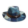 Simple Cowboy Hat Sunscreen Top Hat, High-End Tibetan Bull Head Jazz Hat