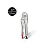 WISEUP 5" 7'' 10'' Curved Jaw Locking Plier Adjustable Nut Pliers Set For Water Pipe Car Mechanical Maintenance Home Hand Tools