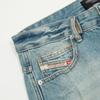 Men's Ripped Vintage Loose Wide-leg Straight Denim Trousers