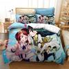 Anime My Hero Academia Zestaw Pościeli Chłopcy Dziewczynki Rozmiar Twin Queen Poszwa na Kołdrę Poszewka na Poduszkę Łóżko Dzieci Dorośli Moda Tekstylia Domowe