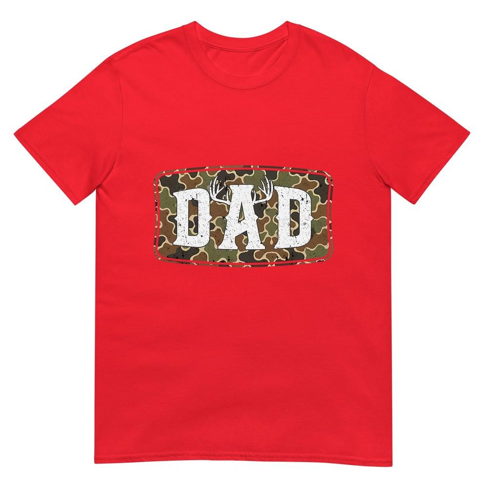 Retro Old Camo Dad Hunting Season Fathers Day 4th Of July Tshirt S