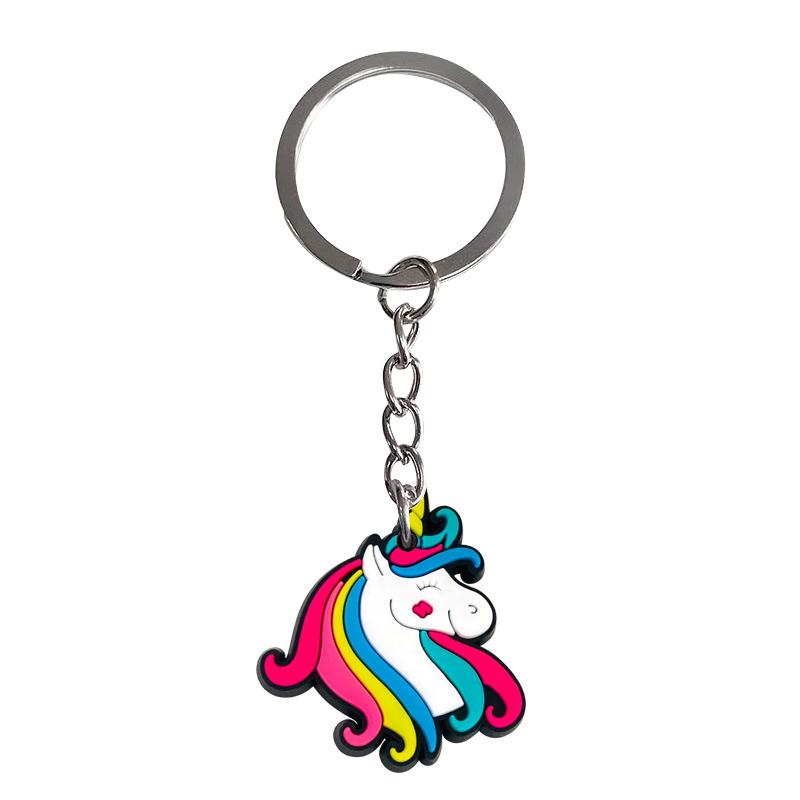 Adorable Unicorn Cartoon Keychain - DIY Backpack Pendant & Bag Charm, Hot Selling