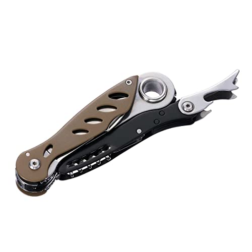 LOGOS PRO Multi-Tool 15 (84330311), Silber, Ideal für Katastrophenvorsorge und Camping, 15 Arten, Edelstahl