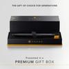 Cross Classic Century Brushed Black Ballpoint Pen In a Premium Gift Box, Medium Nib, Perfect Gift for Father's Day or Promotion