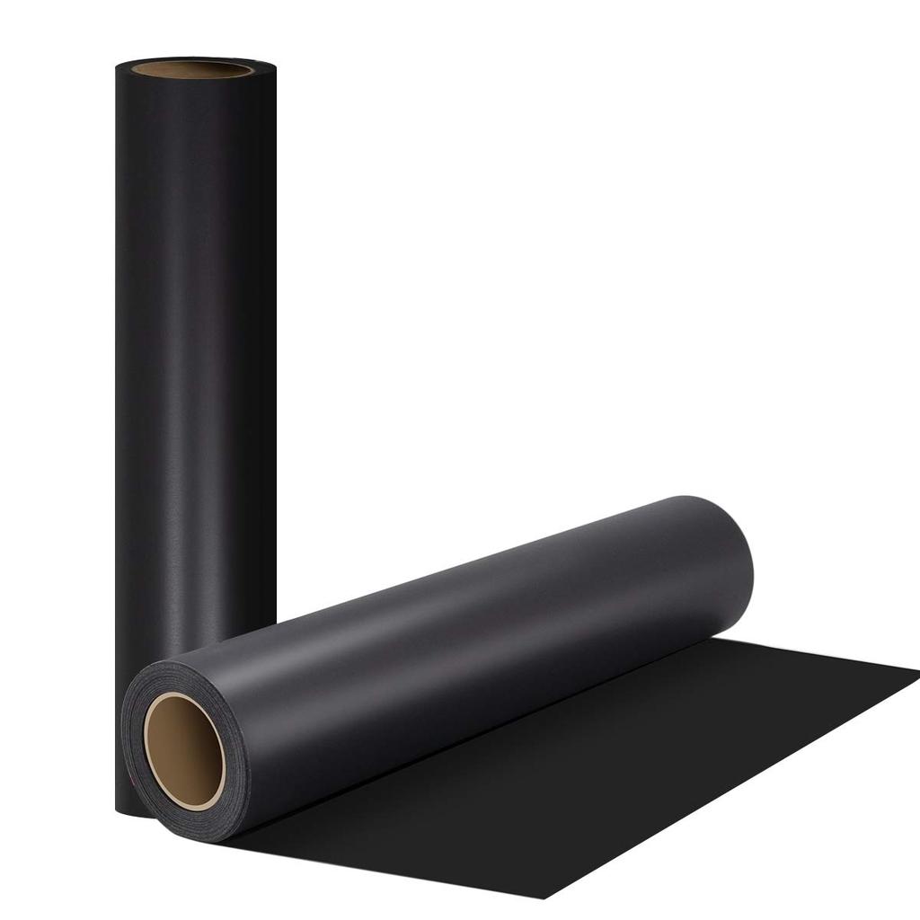 YRYM HT Cutting DIY Sticker Matte Black Waterproof and Weatherproof Cutting Sheet for Indoor and Outdoor Roller Sheet, Sheet, (Solid Color), 30300cm,