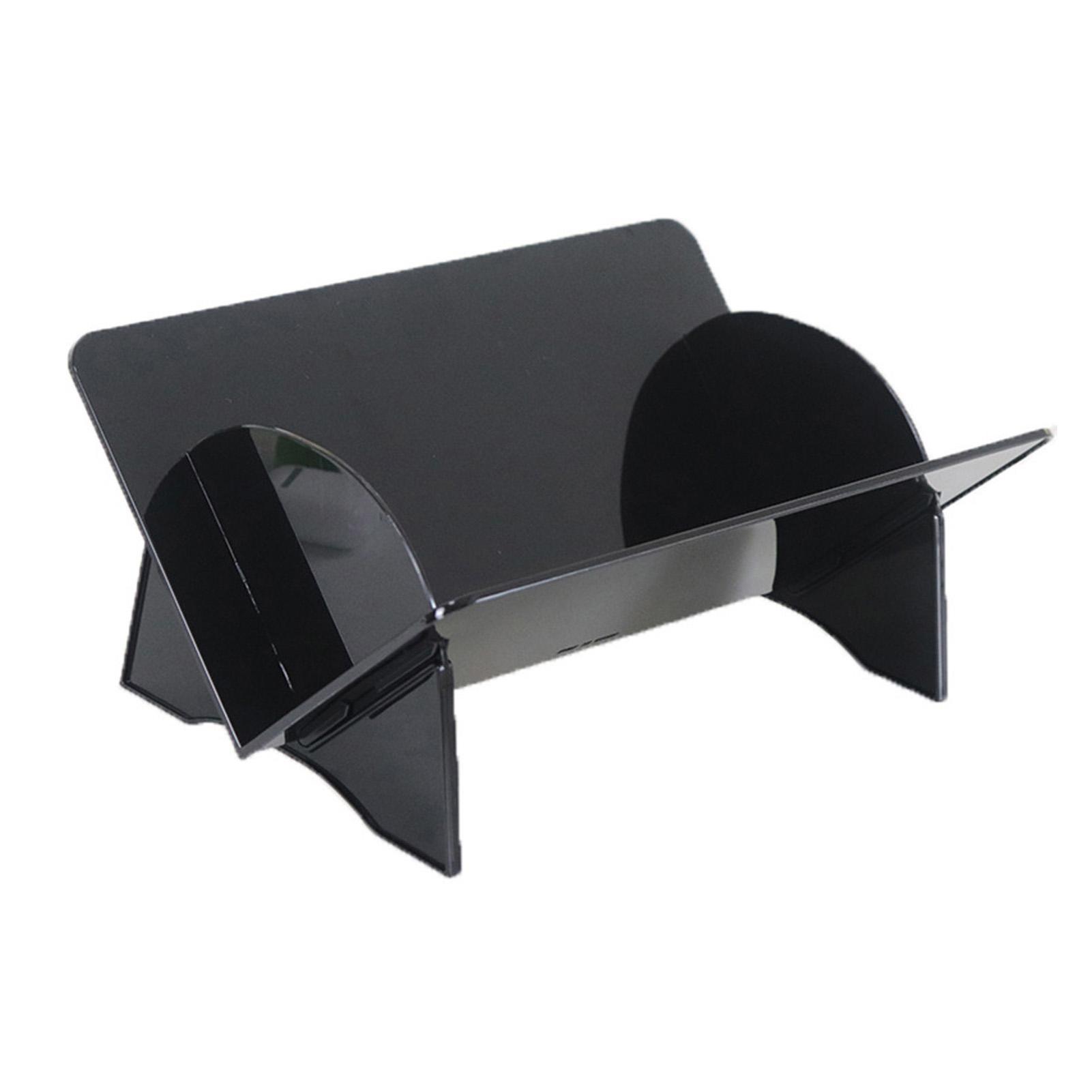 

Desktop Small Bookshelf Simple Large Capacity Plastic Tilted Desk Book Storage Rack for Home