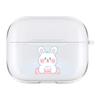 Zhitai Cartoon Rabbit Shell for AirPods Pro: 2nd/3rd Gen Wireless Bluetooth Headset Cover with Lanyard