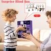 3D Flat Acrylic Mystery Box 24pcs Pendant With Airplane Box Funny Christmas Countdown Calendar