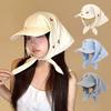 Plaid Sunscreen Beach Hats Sweet Peaked Cap Casual Headscarf Baseball Cap  Sports