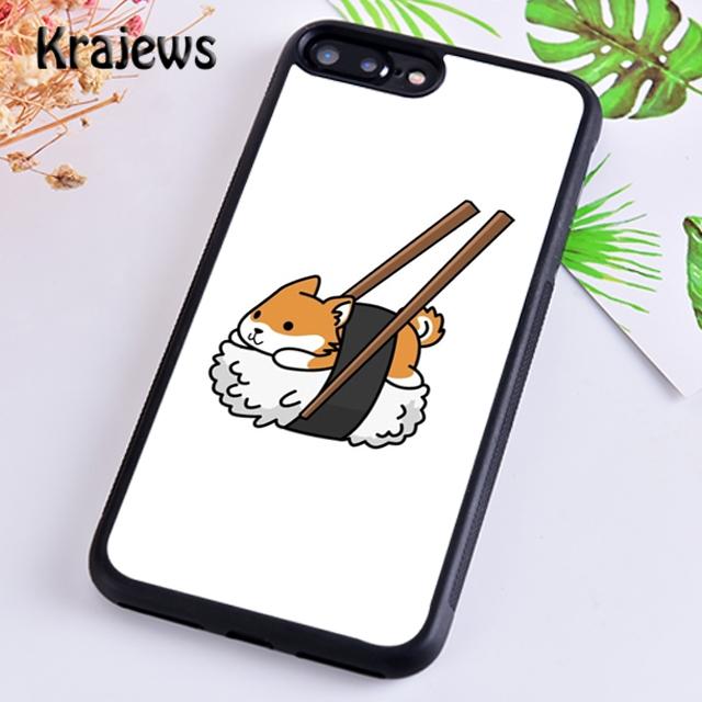 Krajews Kawaii Sushi Stack Soft Phone Case Cover For iPhone 17 Air 16 15 14 plus 11 12 13 pro max Plus coque Fundas