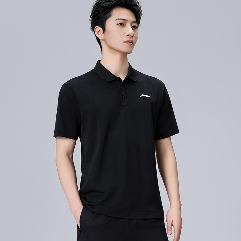 Li-Ning Summer Polo Shirt And Quick-Dry Casual Sports Set Unisex sets APLU799-2+AYKT653-1