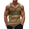 Bunte Streifen Tanktops Für Mann Farbverlauf Muster T-Shirts Sommer Lässig Mode Weste Übergroß Sport Street Tank Top