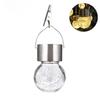 Solar Lanterns Outdoor Colored Hanging Solar Lights Waterproof Globes Garden Lights Decorative Light Up Ornaments for Fence Hook Tree Ornaments