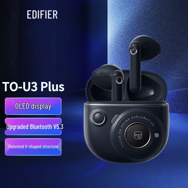 

EDIFIER TO-U3 Plus TWS Semi-in-ear Earbuds with OLED Display