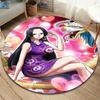 Boa Hancock Round Area Rug Carpet Rug For Living Room Bedroom Sofa Playroom Decor Nonslip Floor Mat