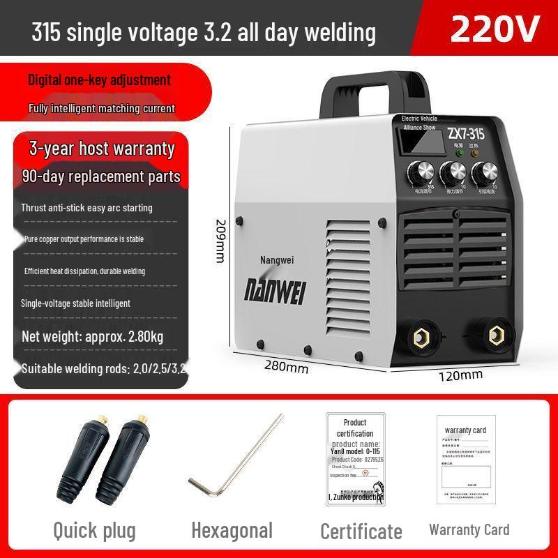 High Power Portable Dual Voltage Three-Phase Welding Machine 315 for Construction Sites 