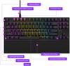 FUNCTION TENKEYLESS Gaming Black KB591 Keyboard, KB-1TKUS-BR [Used]