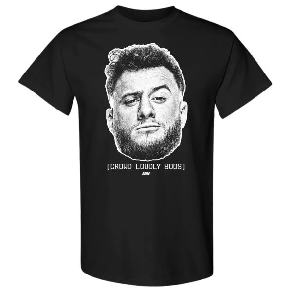 MJF  Crowd Loudly Boos AEW Official TShirt Unisex T-Shirt M