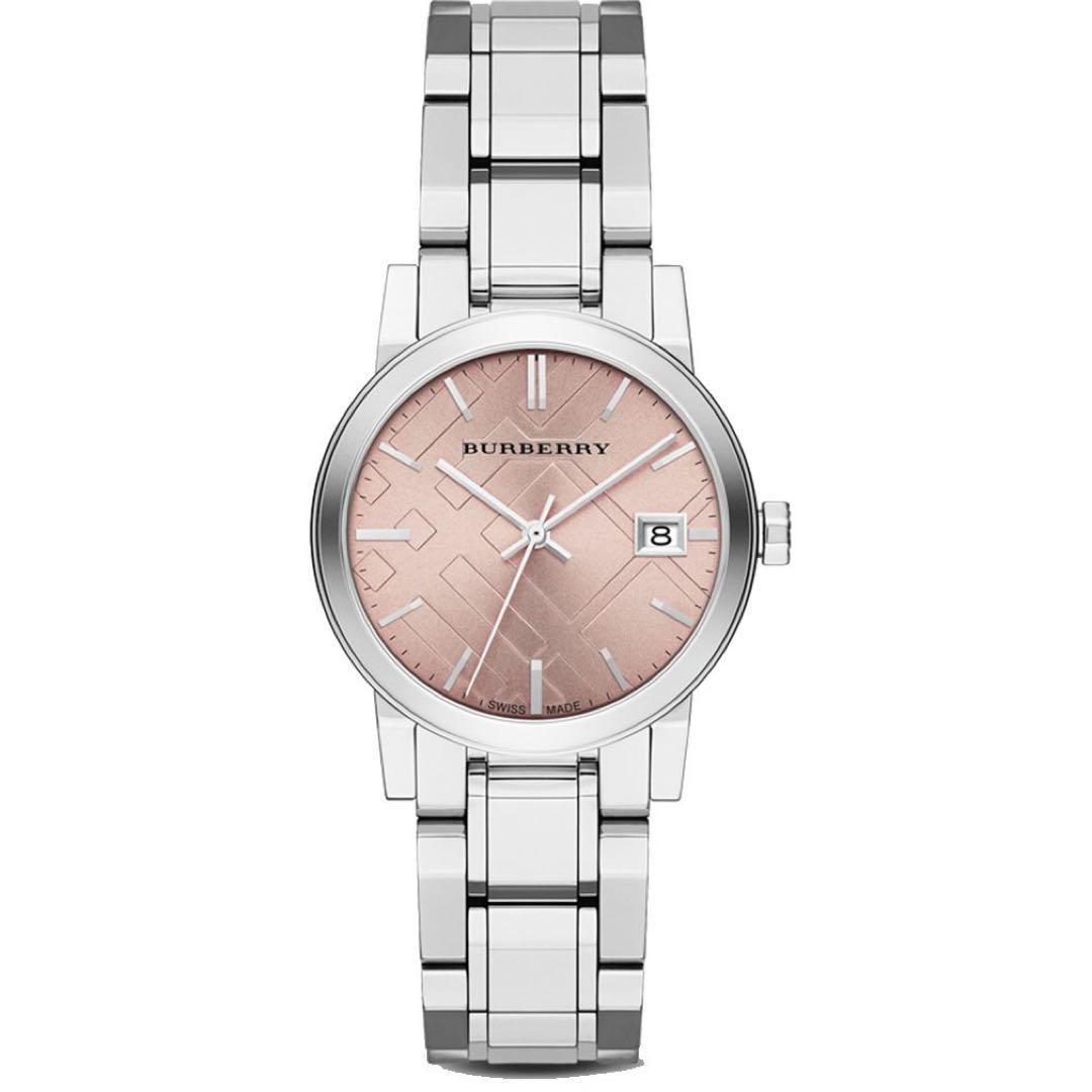 Used BURBERRY analog watch pink dial