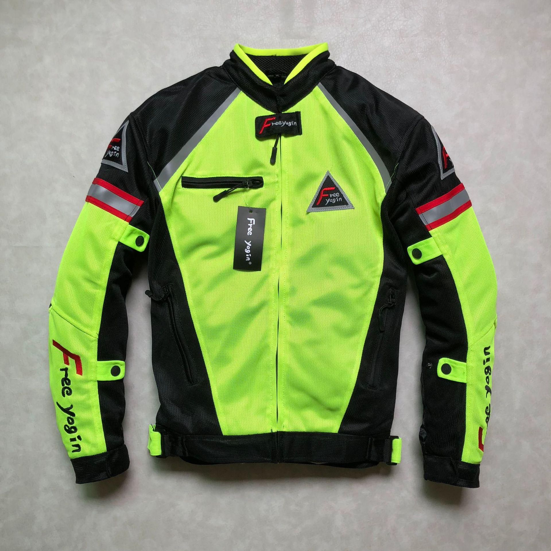 

Motorcycle riding suit men s summer summer mesh breathable anti-drop black 4XL