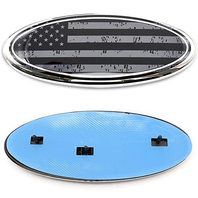 Für Ford Emblem F150 F250 F350 Edge Explorer RANGER EXPEDITION Auto Front Emblem US-Flagge Heckzubehör