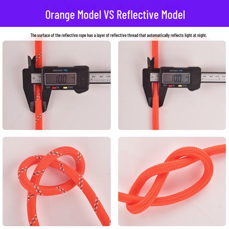 

Miling Anteng Reflective Floating Rescue Rope 2 x 10m