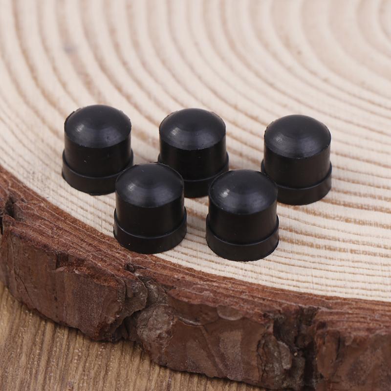 5 Stück Schwarz Posaune Gepolsterter Zugbogen Gummi Endkappen Stoßfänger Für Posaune Blechblasinstrument Reparatur Zubehör
