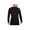 Nike Alphabet Animal Pattern Print Crew Neck Long Sleeve T-Shirt Men Tops Black FJ2405-010