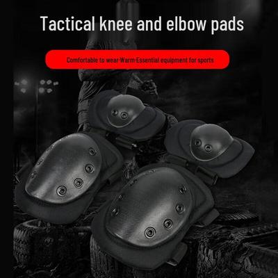 CNMF 4-teiliges taktisches Knie- und Ellbogenschoner-Set