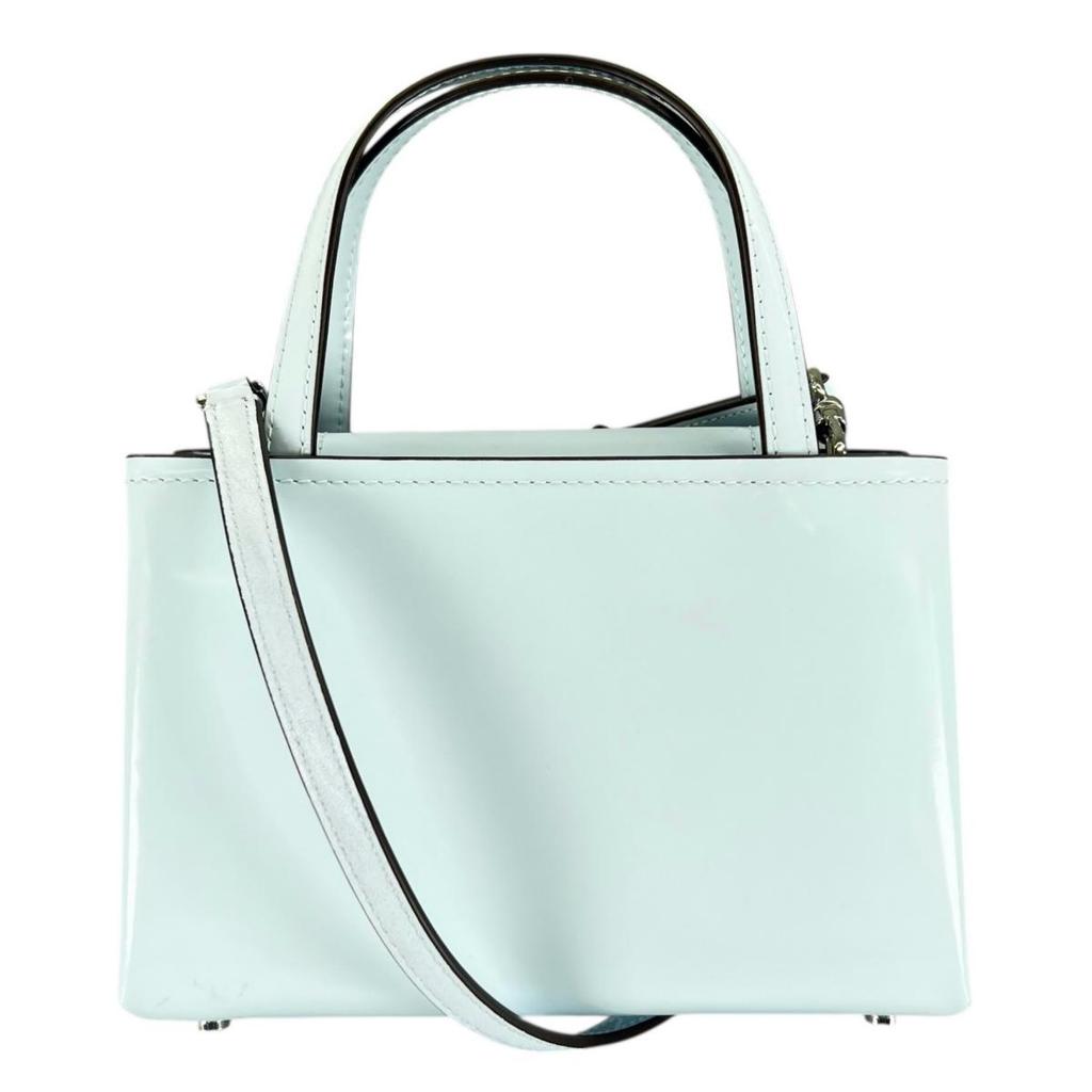 Kate Spade Sam Icon Shoulder Bag Handbag Leather Light Blue Women KB1630084 Used