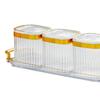 Dried Fruit Snack Serving Plate with Lid Snacks Dish for Candy