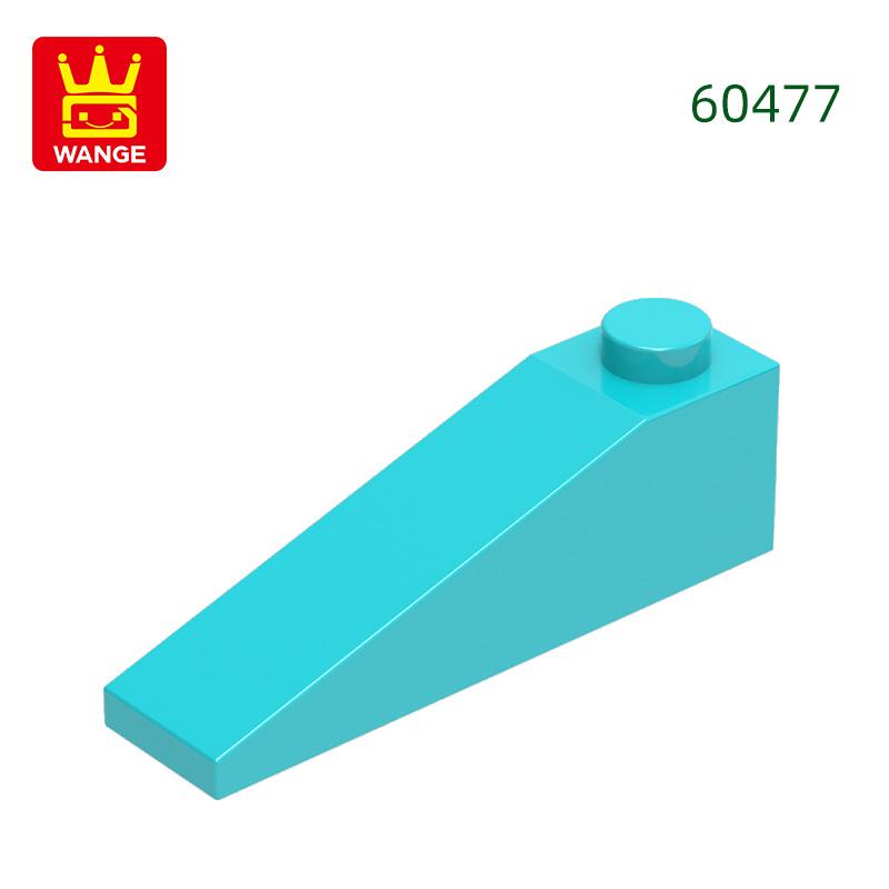 92Pcs/lot Slope 18°4x1 Roof Block Moc Hue Accessories Works With 60477 Brick DIY Children's Plaything Assembly Components