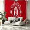 Man United Wall tapestry, aesthetic printed fabric blanket, suitable for bedroom, living room, and home decor.