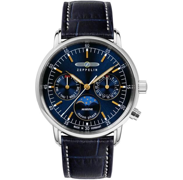 Watch Zeppelin 8635-3 LZ14 Marine Moonphase Lady
