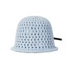 VARZAR VZ Long Label Punching Knit Bucket Hat Sky
