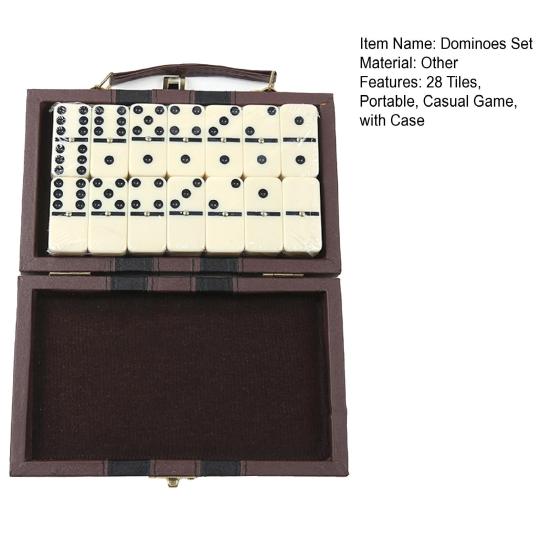1 Set Dominos Game Set for Adults Kids Classic Board Games
