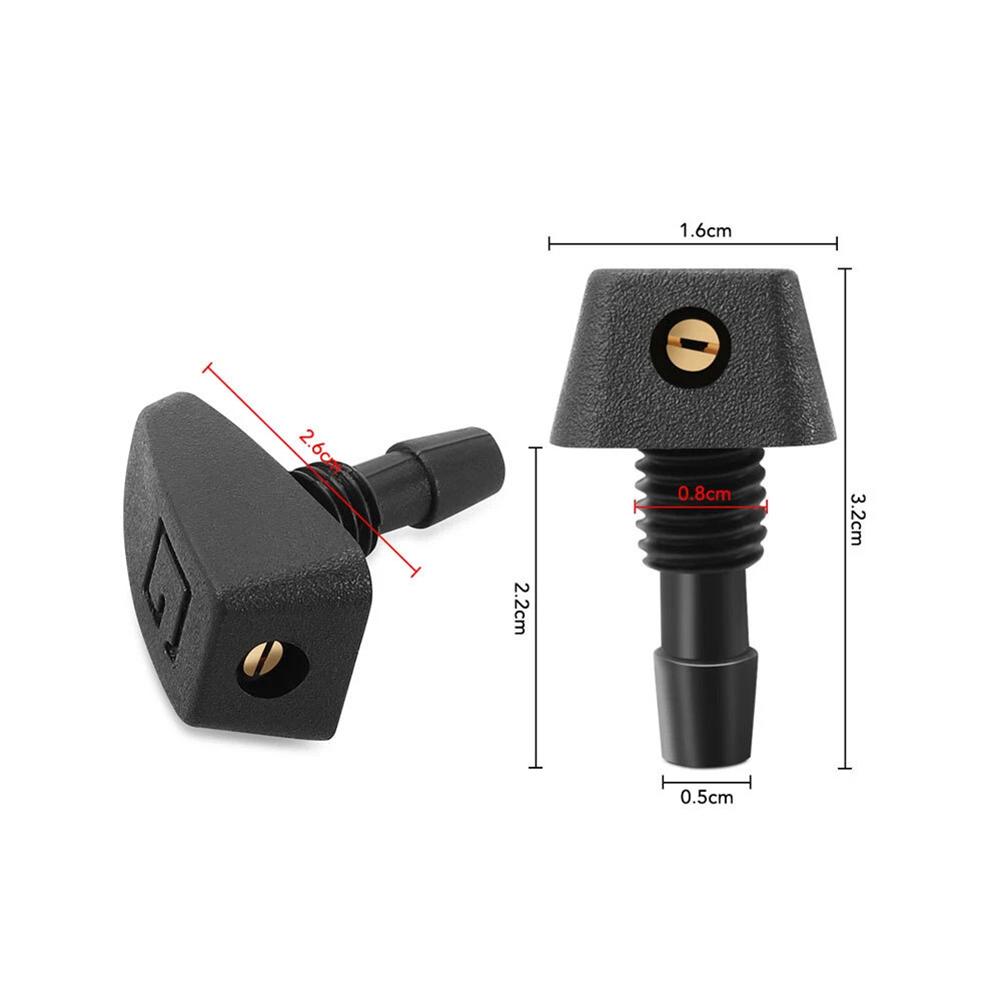 360° Adjustable Spray Kit Wiper Nozzle Easy Installation