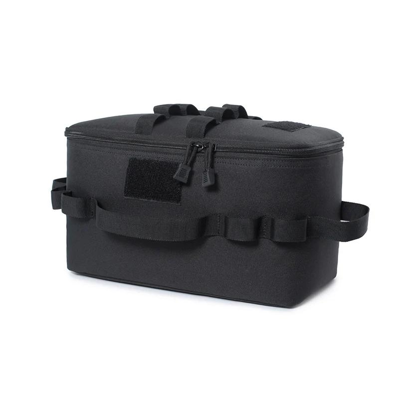 Outdoor Camping Utensils Storage Bag Military Fan Portable Folding Handbag Multi-Functional Storage Bag for Picnic And Hiking
