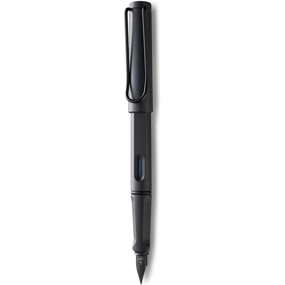 LAMY Safari Fountain Pen, Charcoal M Nib (L17M) M