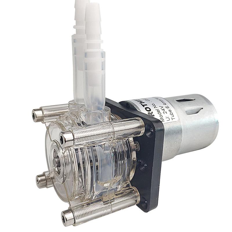 Peristaltické čerpadlo DC 12V/24V 500ml/min Dávkovací čerpadlo Pro Vakuové Akvárium Laboratoř Analytické