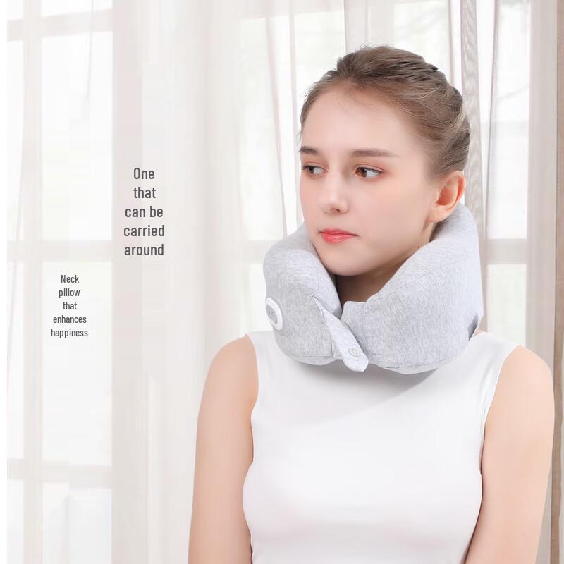 Huzheng Upgraded Portable U-shaped Neck Massager Pillow